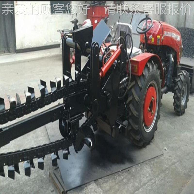 1-5匹拖拉机开挖沟8机链式开沟机沟机0农FWM用种植打沟机