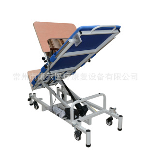 成人电动直立起立床 带踝关节调节站立床 康复电动训练升降床厂家