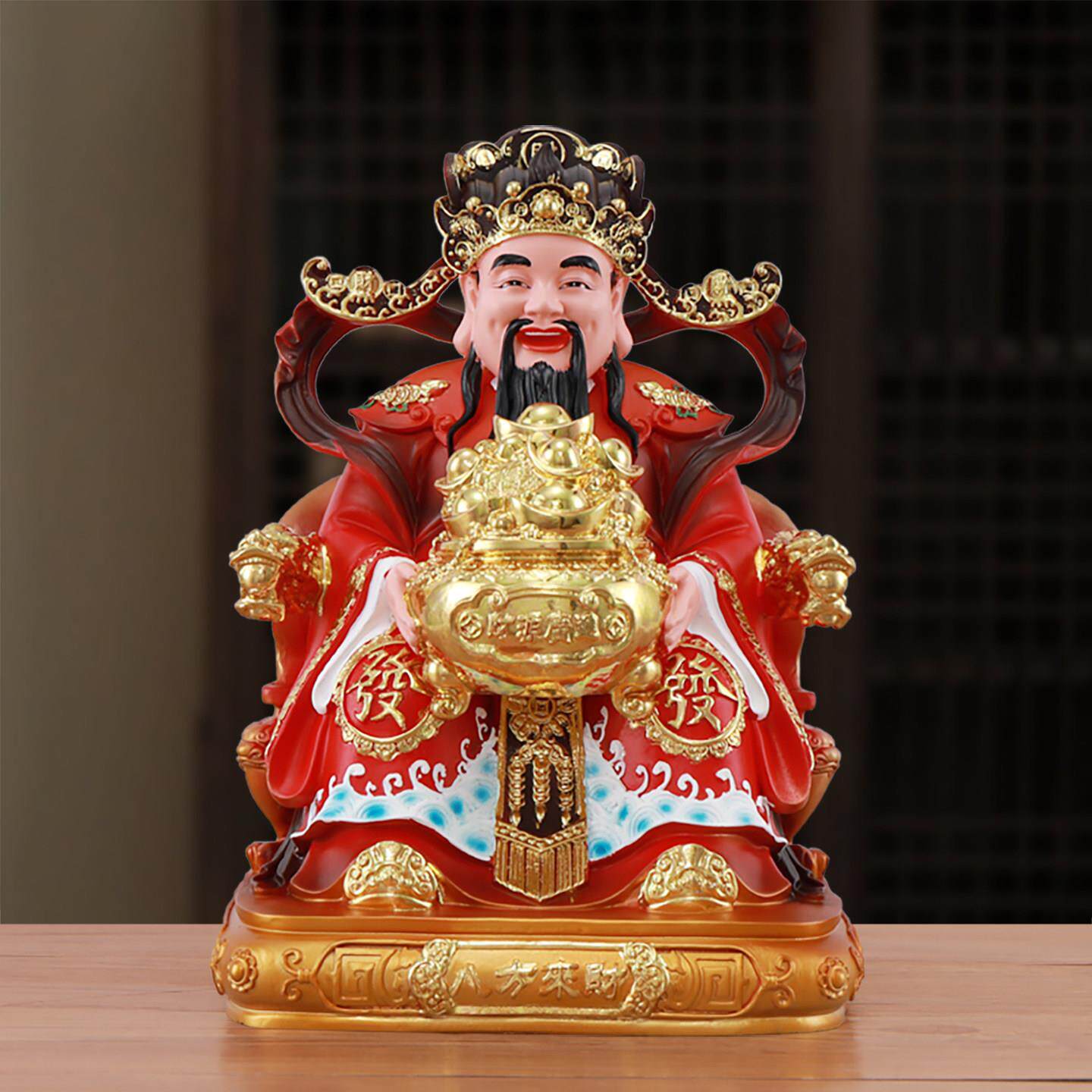 财神招财摆件八方来财佛家用供奉请文财神爷像佛像家里店铺用神像