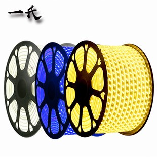 led灯带 5050防水高压2835双排三排220V客厅Q彩霓虹柔性软LED灯条