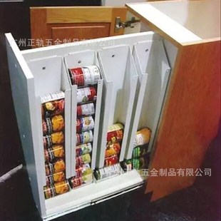 34寸 轨道 85cm货柜机柜抽屉非w阻尼三节轨51宽工业导轨重型滑轨