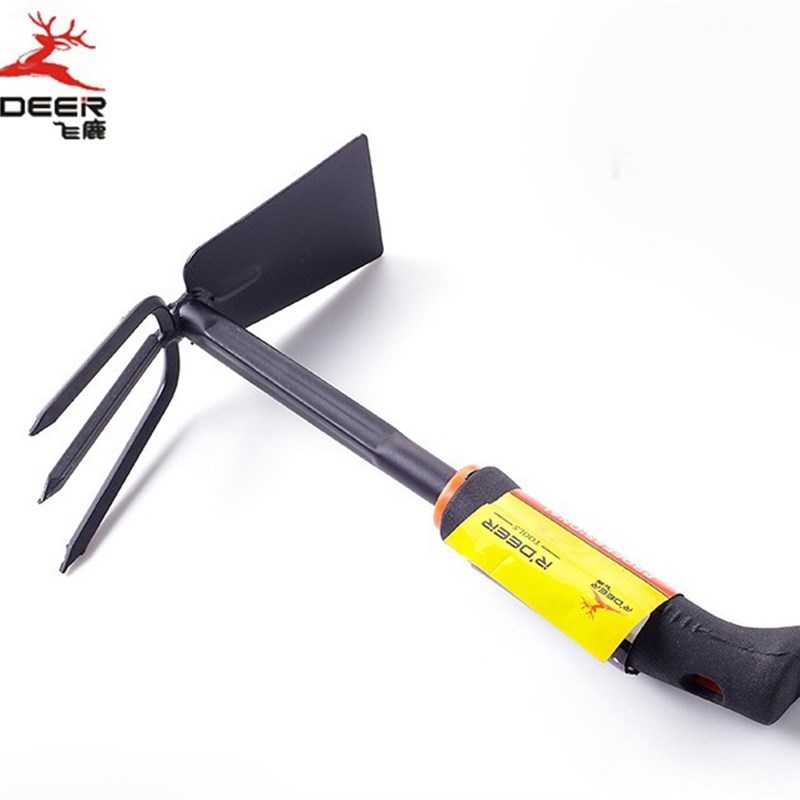 飞鹿 园艺两用锄h耙 花锄 园艺锄 小锄头 小耙锄 小耙头 KT-3332