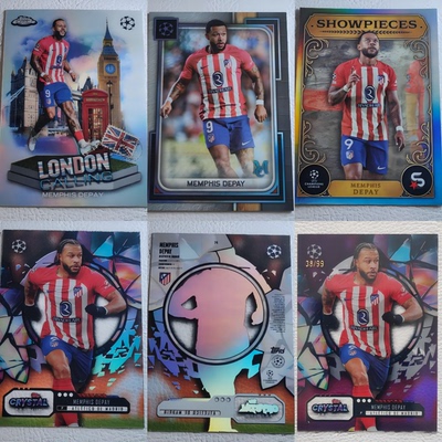 Topps PANINI 马德里竞技 德佩 带编限量 球星卡 体育周边礼物