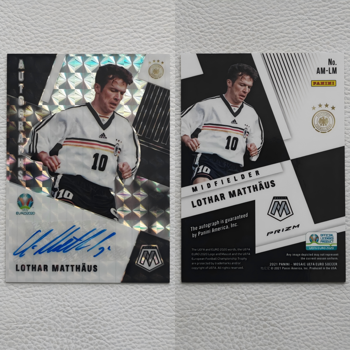 Panini 2021 欧洲杯 德国 马特乌斯 亲笔签名签字 球星卡 礼物