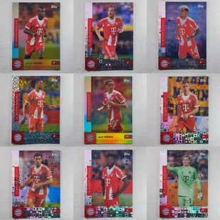 2025 Topps Team 拜仁慕尼黑 穆夏拉 迪亚斯 诺伊尔 折射 球星卡
