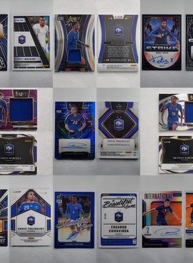 PANINI TOPPS 法国 奥利塞 巴尔科拉 特雷泽盖签名球衣球星卡礼物