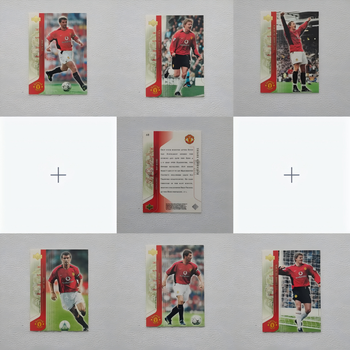 2003年 UPPER DECK 曼联官方联名 索尔斯克亚 基恩等 球星卡礼物
