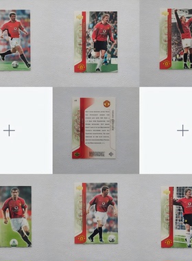 2003年 UPPER DECK 曼联官方联名 索尔斯克亚 基恩等 球星卡礼物