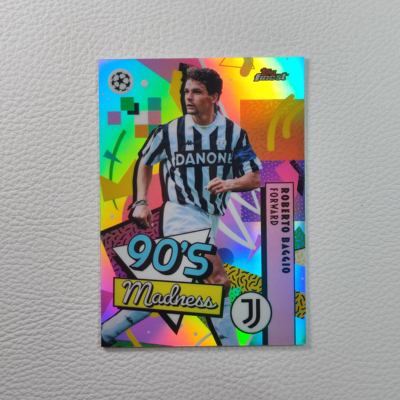 Topps Finest 疯狂90年代 加斯科因 巴乔 特卡 折射 球星卡