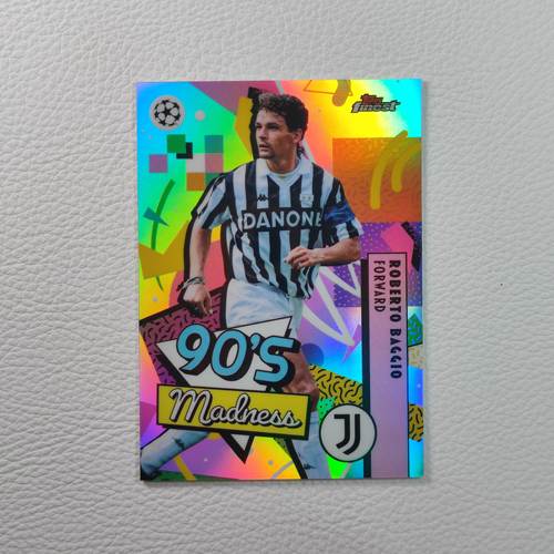 Topps Finest 疯狂90年代 加斯科因 巴乔 特卡 折射 球星卡