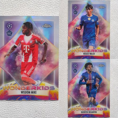 2026 Topps Chrome欧冠 迈克 沃尔什 恩贾恩图 新秀天才 球星卡