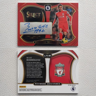 Panini Select 英超 利物浦 马克西 罗德里格斯 亲签 签名 球星卡