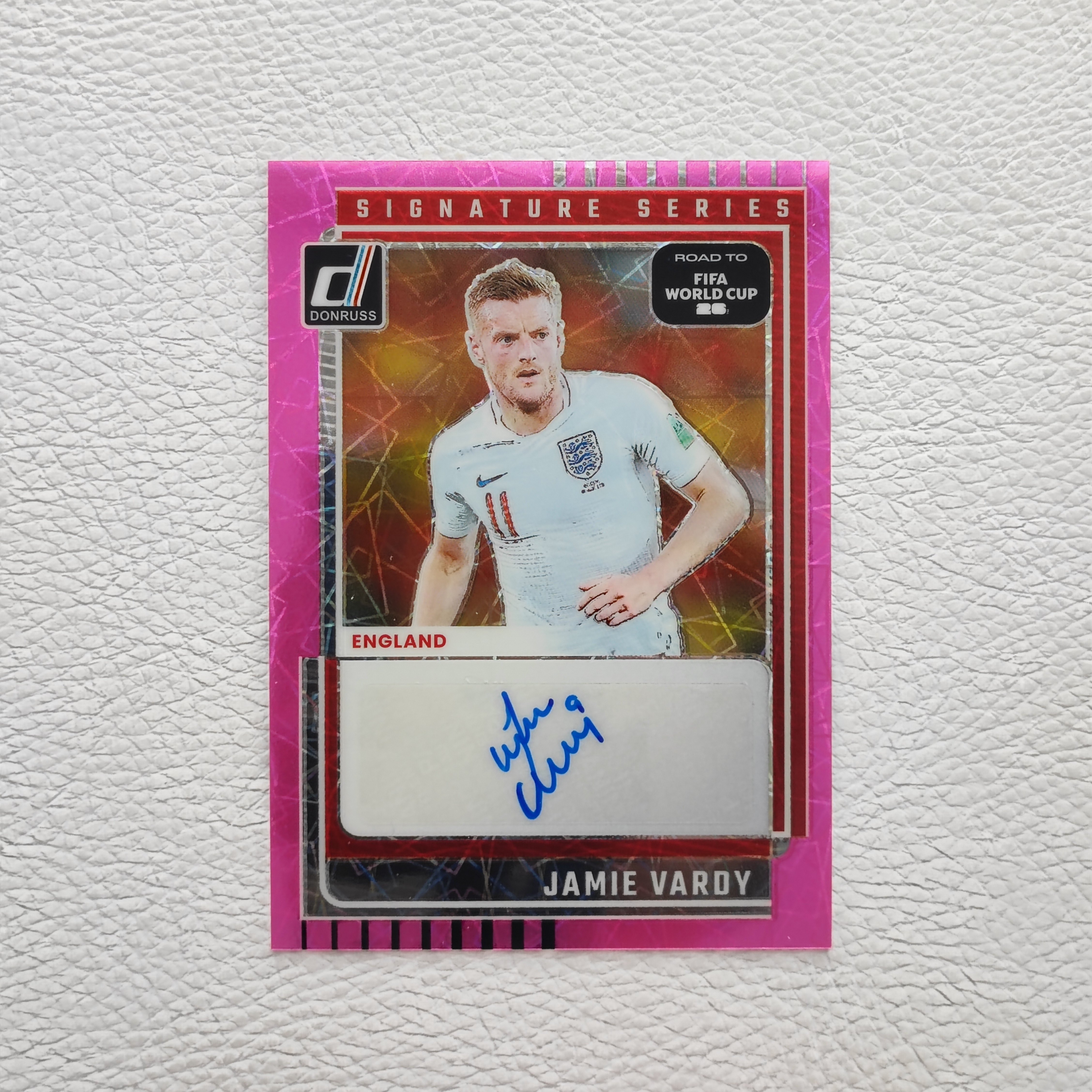 Panini 2026 世界杯 Prizm 英格兰 瓦尔迪 亲签 签名 球星卡 周边