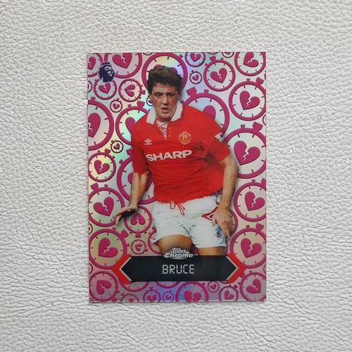 Topps Chrome 英超回归元年 曼联 布鲁斯 折射 球星卡