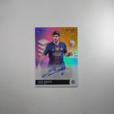 Topps Finest 巴黎圣日耳曼 贝拉尔多 亲签 签名 签字 球星卡礼物