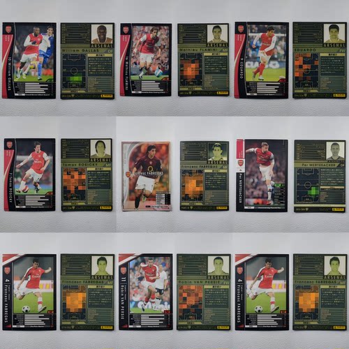 PANINI WCCF 2007-2016年份 范佩西 法布雷加斯等 绝版球星卡礼物