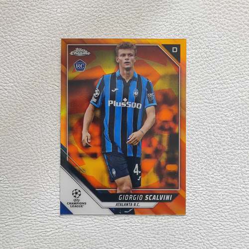 Topps Chrome 亚特兰大 斯卡尔维尼 新秀RC 超大比例 折射 球星卡