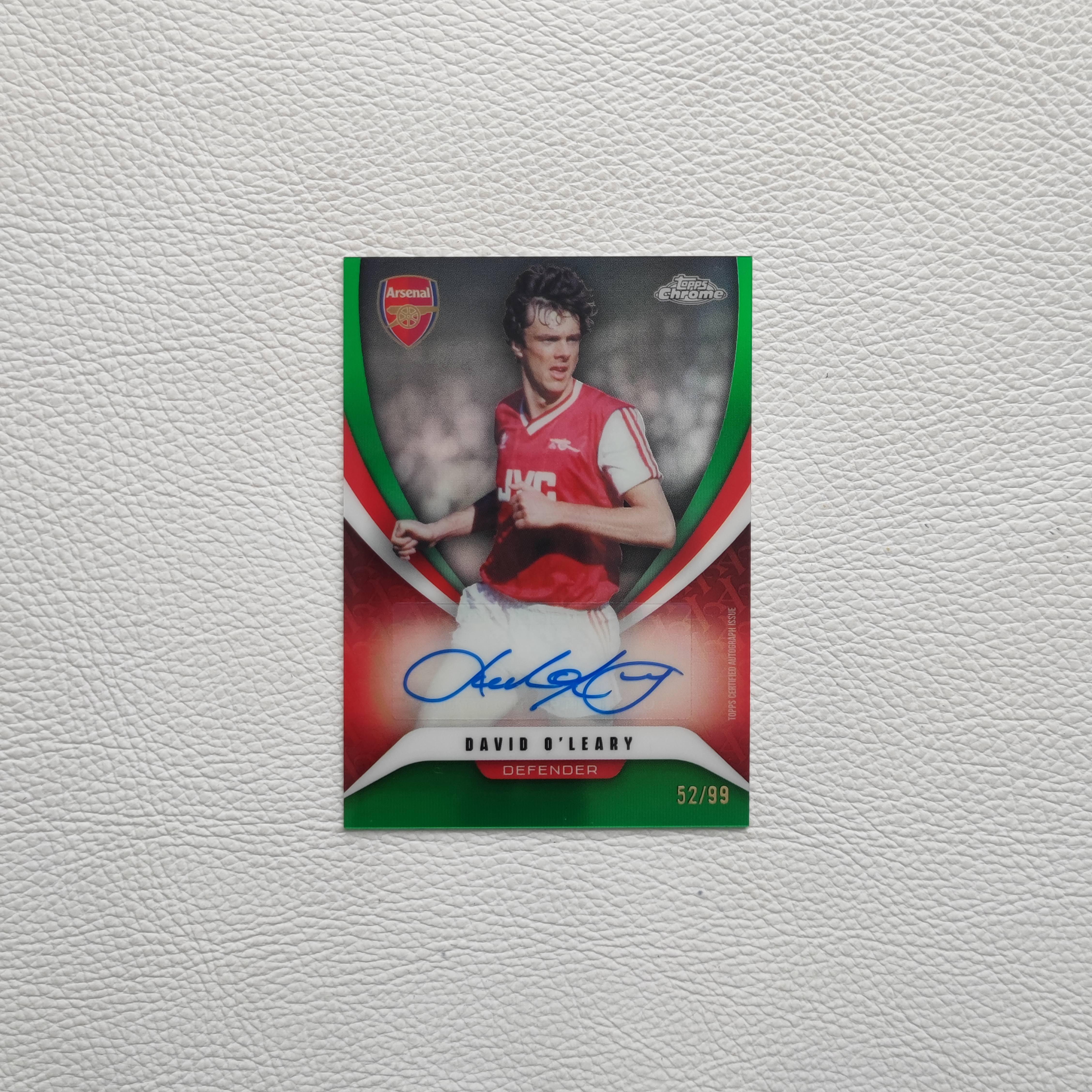 Topps Chrome Arsenal 元年 奥赖利 亲签 签名 球星卡 周边 礼物