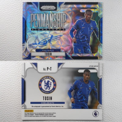 Panini Prizm 切尔西 托辛 阿拉比奥尤 亲签 签字 签名 球星卡