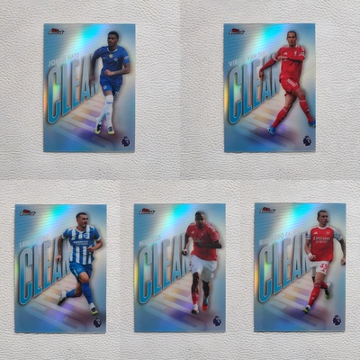 2026 TOPPS Finest英超元年 范戴克 卡拉菲奥里 CLEAN特卡 球星卡