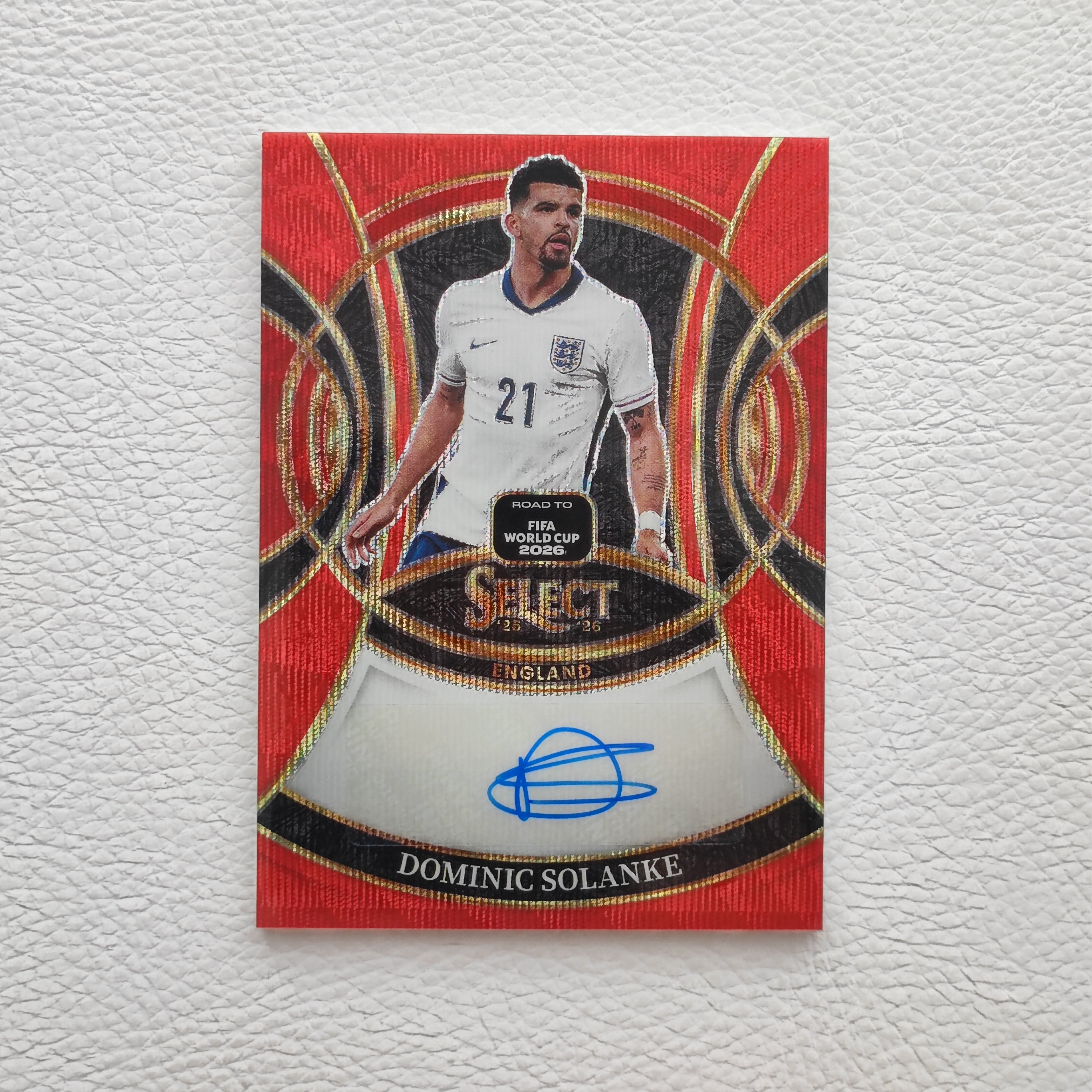 Panini 2026 世界杯 Select 英格兰 索兰克 亲签 签字 球星卡