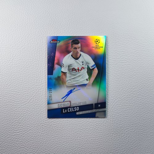 Topps 2020 Finest 托特纳姆热刺 洛塞尔索 亲签 签字 球星卡