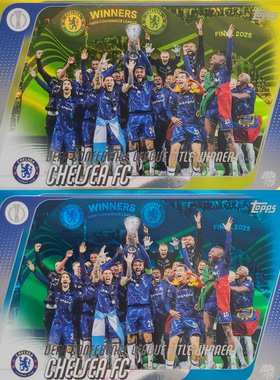 Topps UCC 切尔西 欧协联夺冠时刻 折射 球星卡