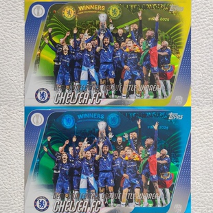 Topps UCC 切尔西 欧协联夺冠时刻 折射 球星卡
