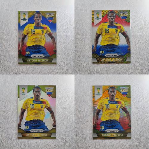 2014 Panini 世界杯Prizm元年 曼联 瓦伦西亚 球星卡 周边 礼物