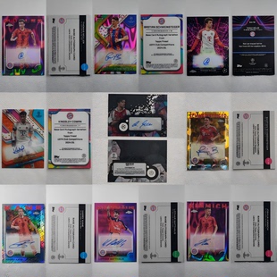穆西亞拉 拜仁 PANINI 簽名球星卡禮物 凱恩 穆勒 馬特烏斯 Topps