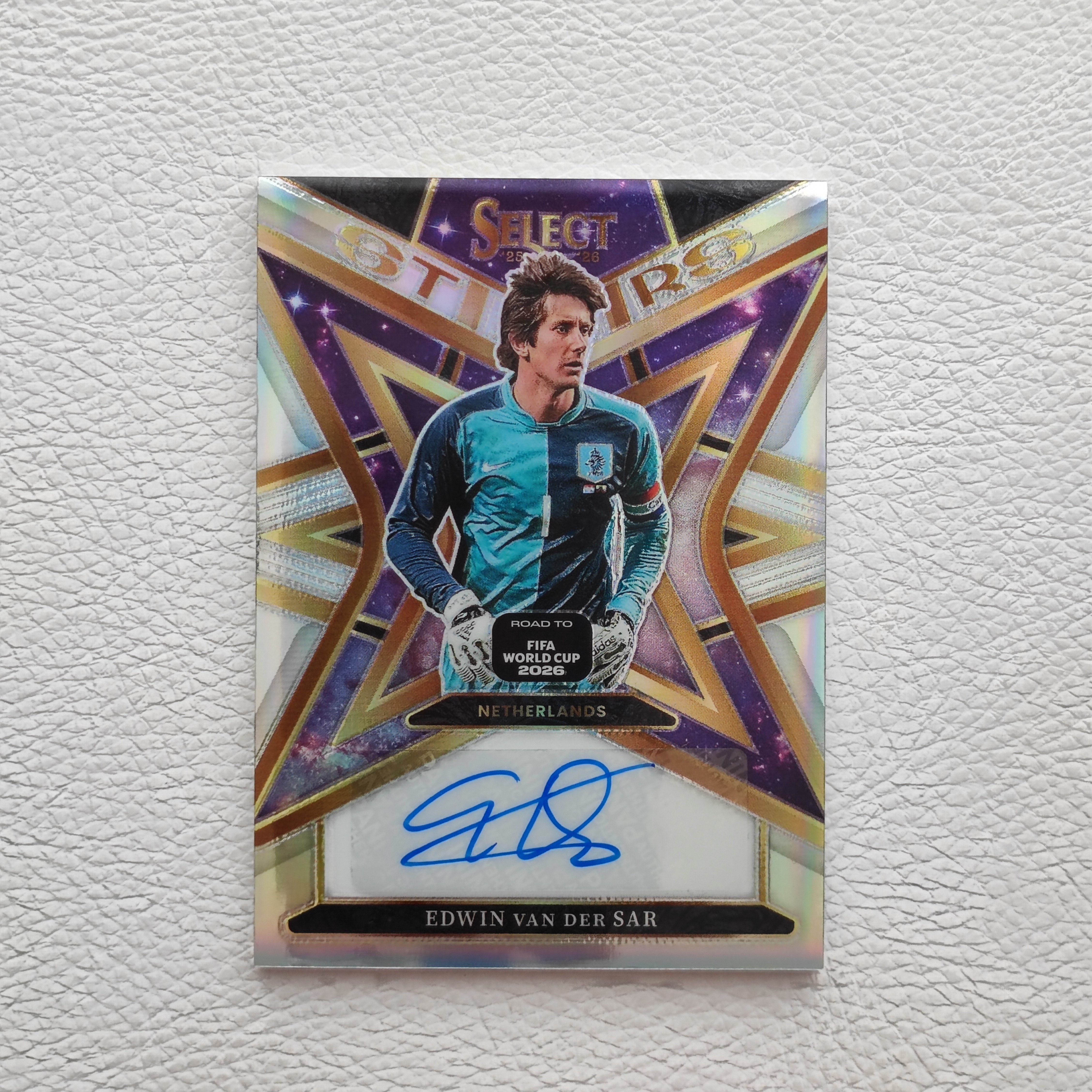 Panini 2026 世界杯 Select 荷兰 范德萨 亲签 签名 球星卡 礼物