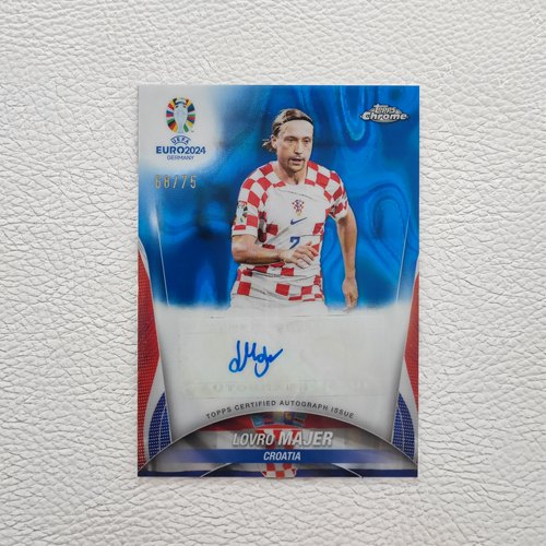 Topps Chrome 克罗地亚 马耶尔 亲签 签字 球星卡 周边