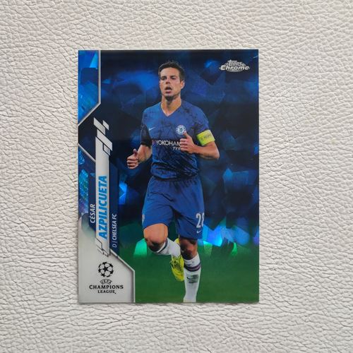 Topps Chrome 蓝宝石元年 切尔西 阿斯皮利奎塔 折射 球星卡 周边