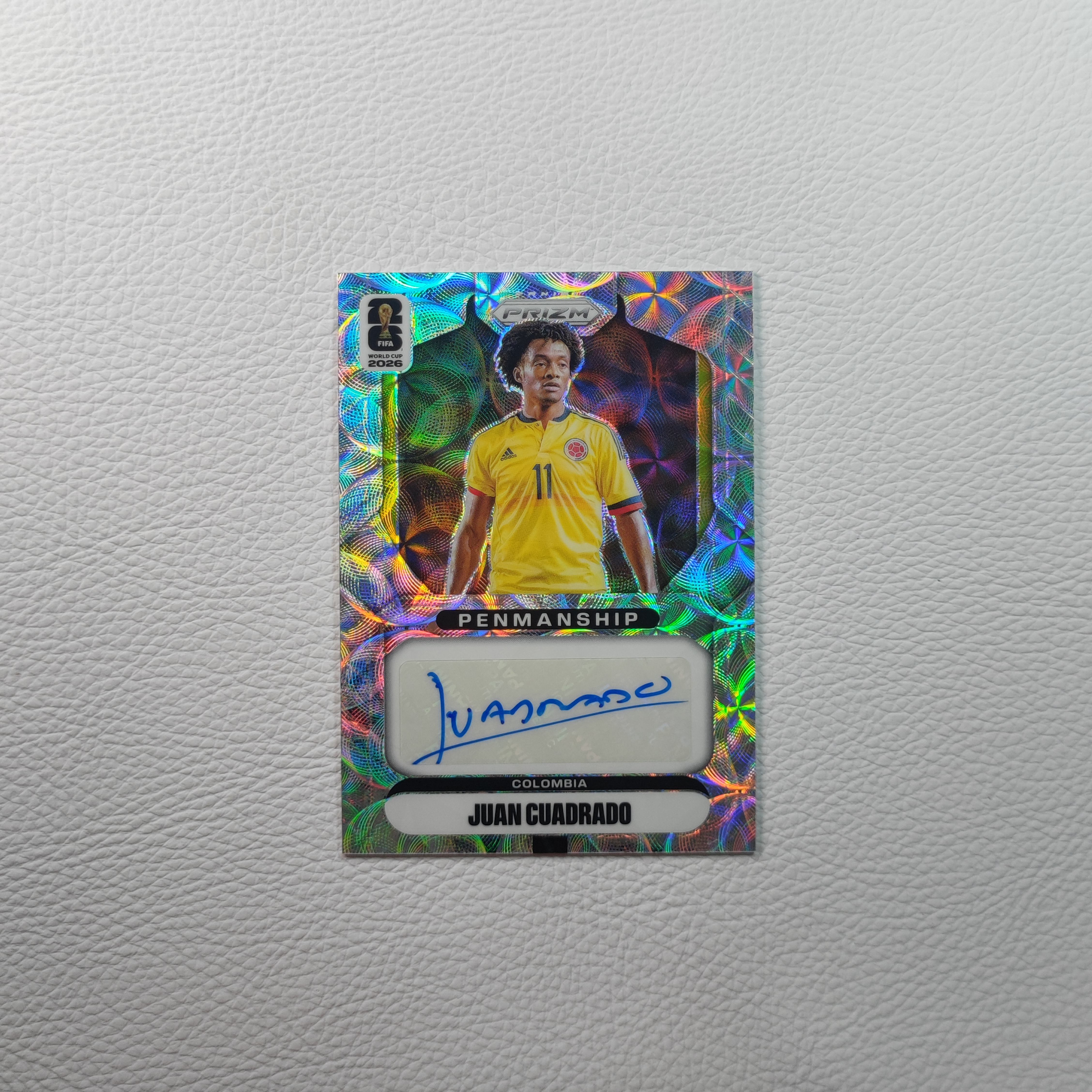 2026 Panini Prizm 世界杯 哥伦比亚 夸德拉多 亲签 签字 球星卡