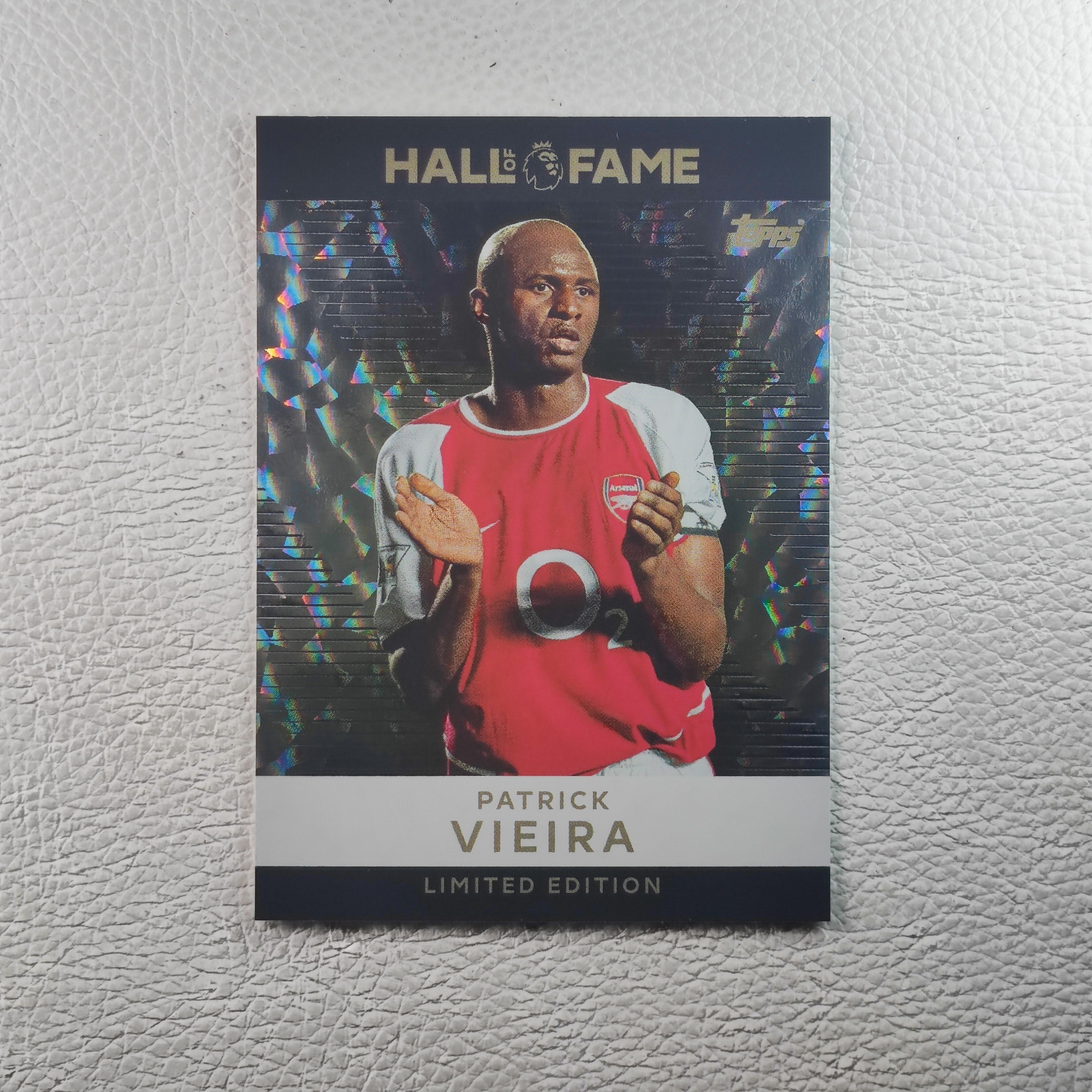 Topps 2025-26 正统 英超联赛 名人堂 Arsenal 维埃拉 球星卡 - 实物图