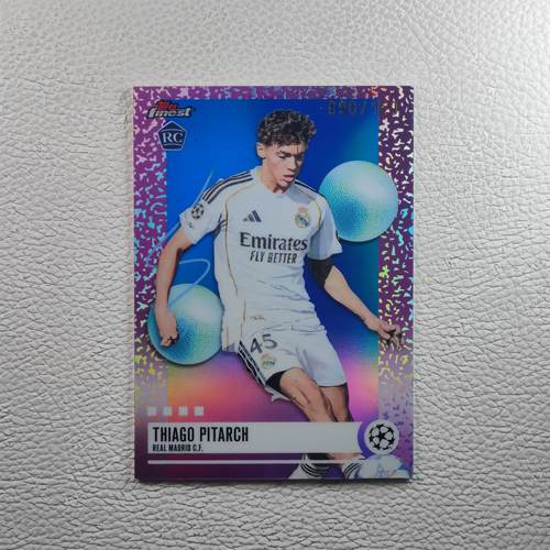 Topps FInest 皇家马德里 皮塔奇 新秀RC 限量 球星卡 周边
