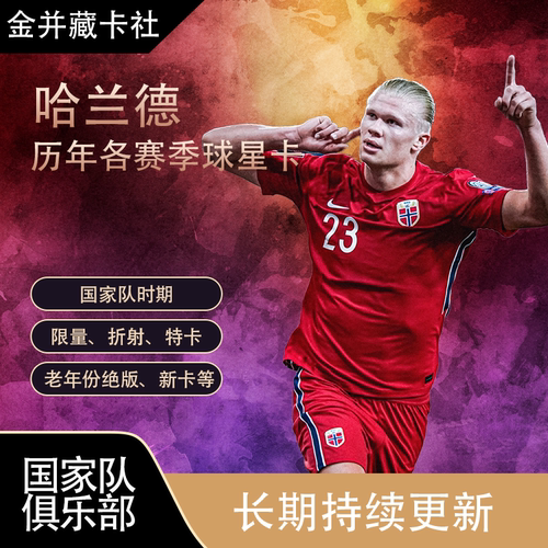 TOPPS PANINI 曼城 挪威 哈兰德 国家队系列 球星卡周边礼物