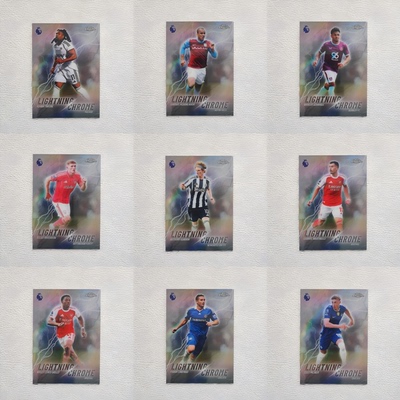 Topps Chrome 英超 兰帕德 帕尔默 马丁内利 等 特卡 折射 球星卡