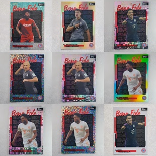 2025 Topps Team 拜仁慕尼黑 穆夏拉 罗本 阿方索 特卡 球星卡