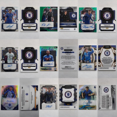 TOPPS PANINI 切尔西 巴拉克 卡希尔 德罗巴 签名球衣 球星卡礼物
