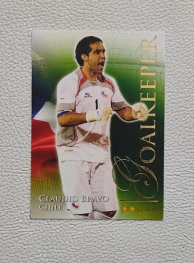 Futera 2010 巴塞罗那 智利 布拉沃 BRAVO 球星卡