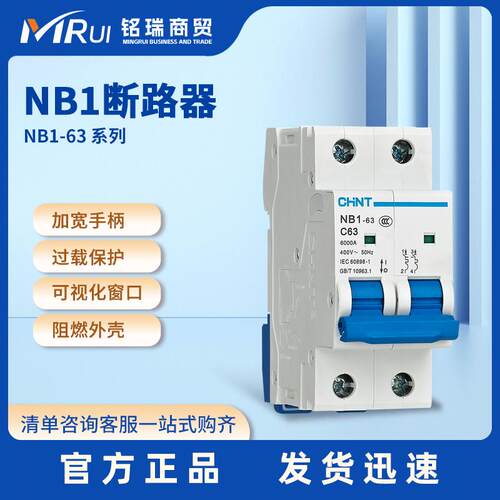 断路器空气开关正泰NB1-63