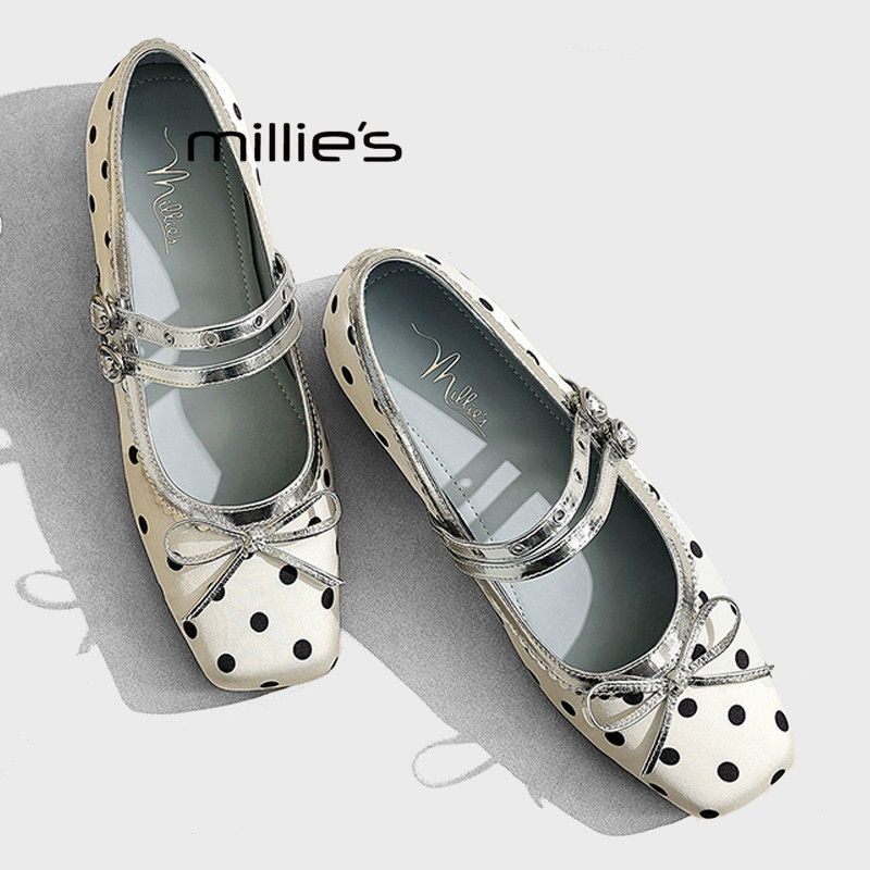 MILLIE'S/妙丽蝴蝶结浅口单鞋图片