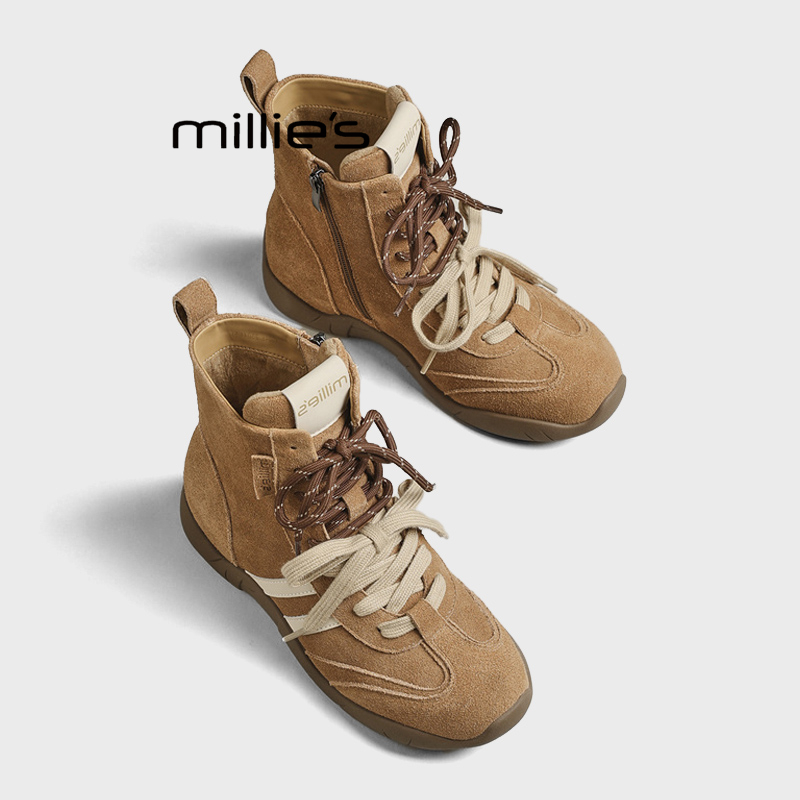 MILLIE'S/妙丽真皮雪地靴女