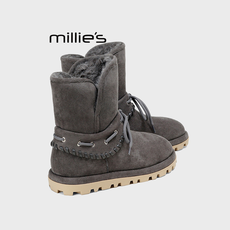MILLIE'S/妙丽厚底保暖靴雪地靴