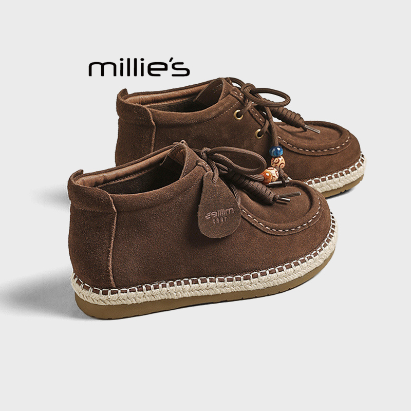 MILLIE'S/妙丽真皮勃肯鞋