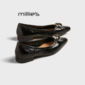 一脚蹬绝美不累脚小跟鞋 MILLIE 女 浅口单鞋 女2026夏款 妙丽法式