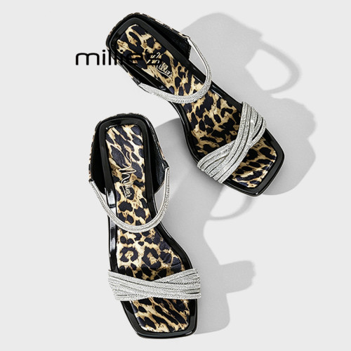 MILLIE'S/妙丽绝美水钻一字拖