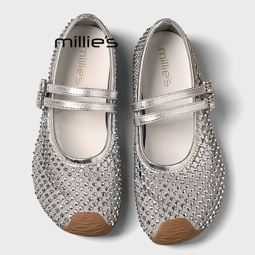 MILLIE'S/妙丽水钻玛丽珍鞋