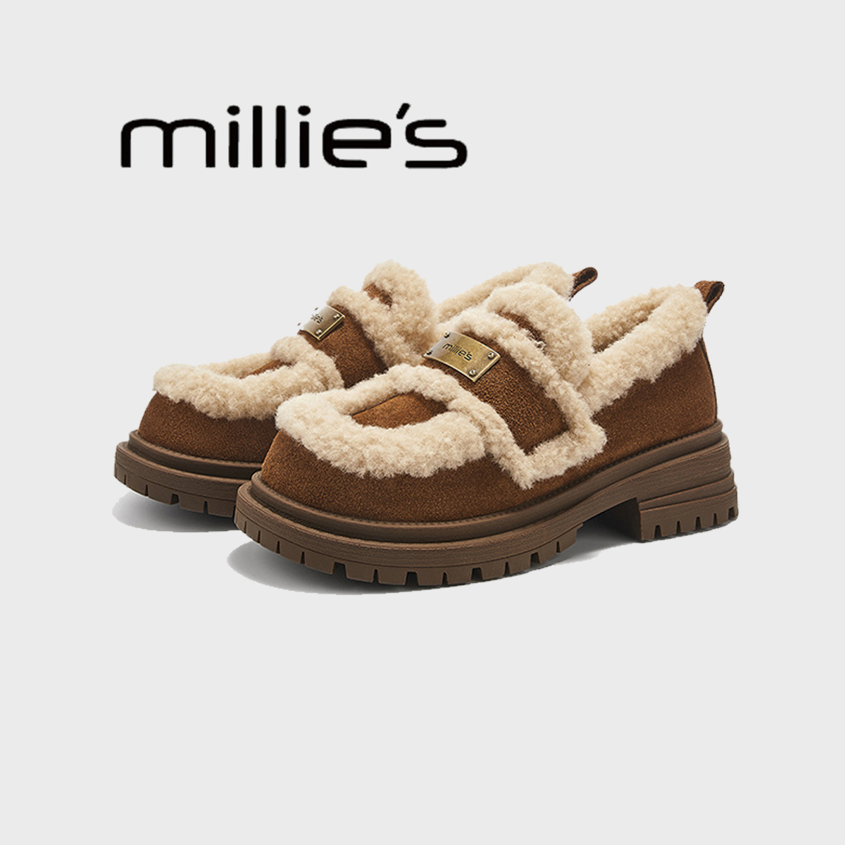 加绒勃肯鞋MILLIE'S/妙丽
